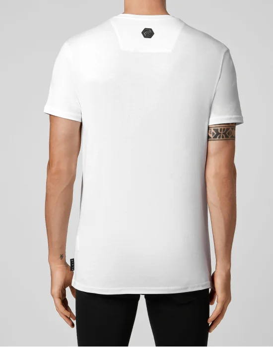 T-shirt Round Neck SS Skull on fire