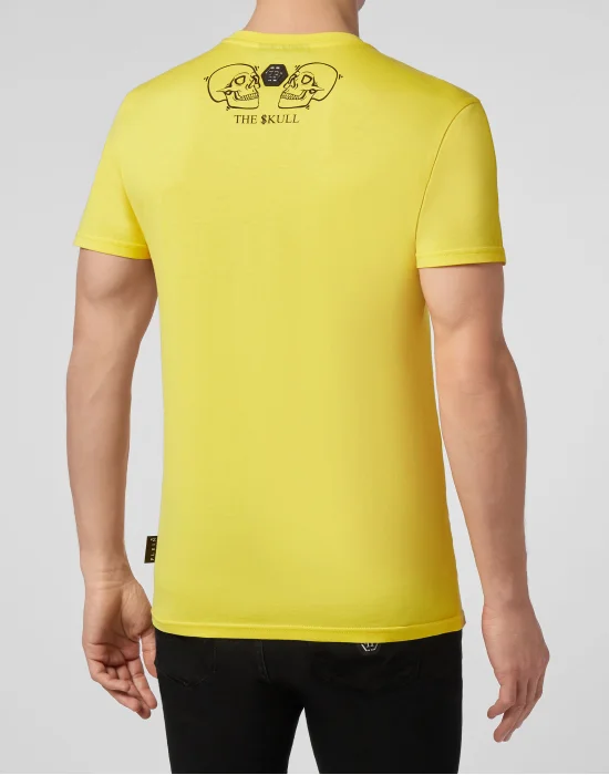 T-shirt Round Neck SS Crystal outline Skull