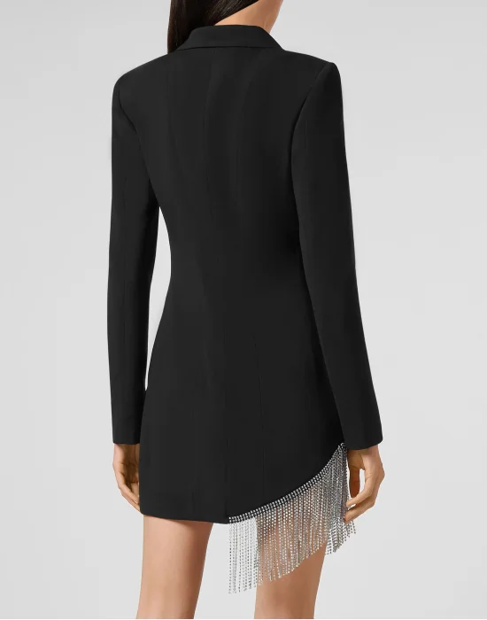 Blazer Dress Fringe