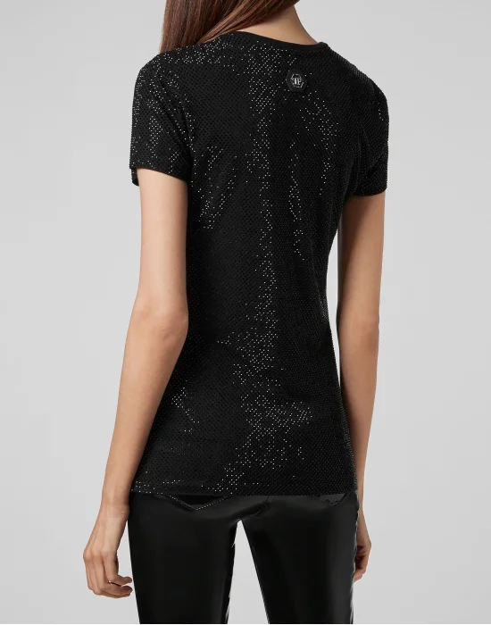 T-shirt Round Neck SS Crystal Plein
