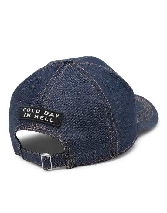 Denim Baseball Cap Philipp Plein TM