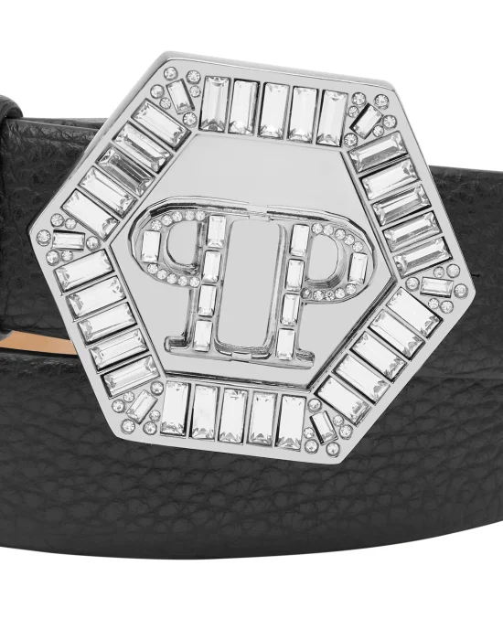 Leather Belt Iconic Plein