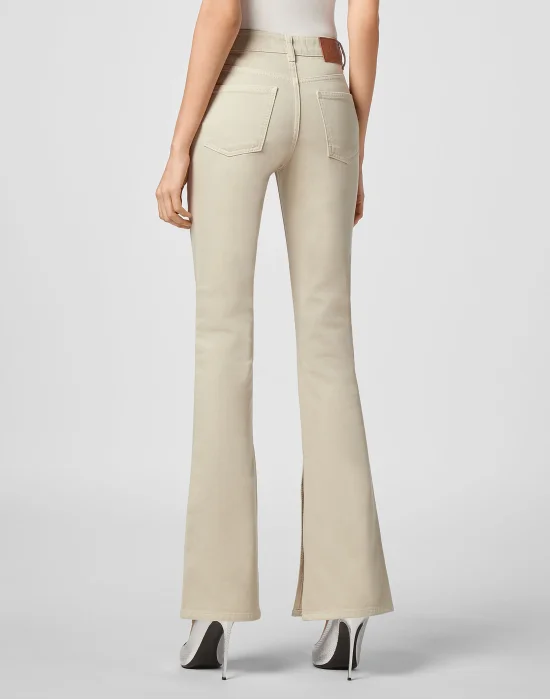 Denim Trousers Flare Fit Iconic Plein