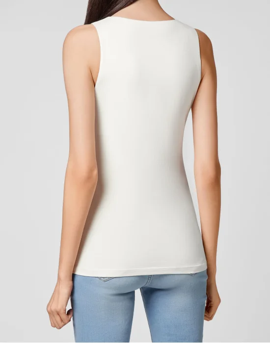 Leisurewear Tank top Embroidery Signature