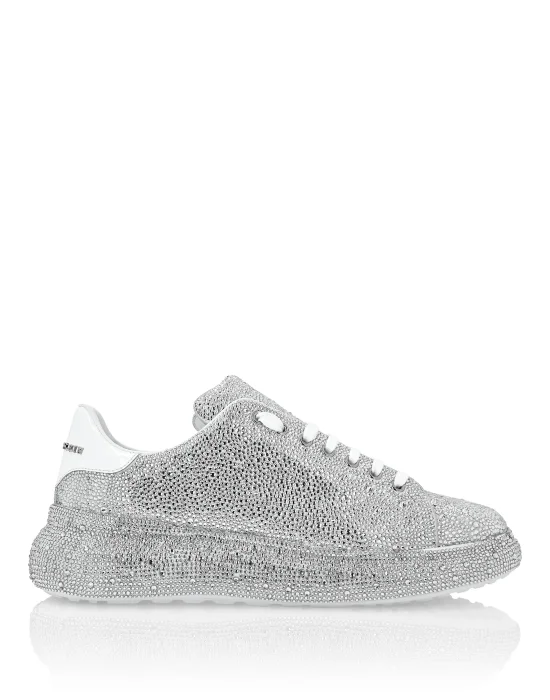 Suede Runner Full Strass Crystal