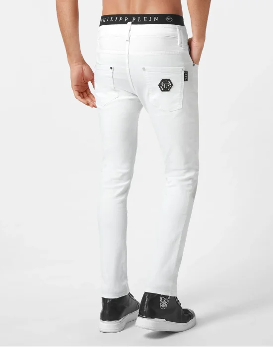 Denim Trousers Skinny Fit Hexagon