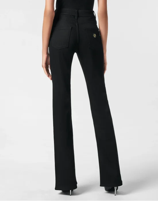 High-Waisted Flare Jeans