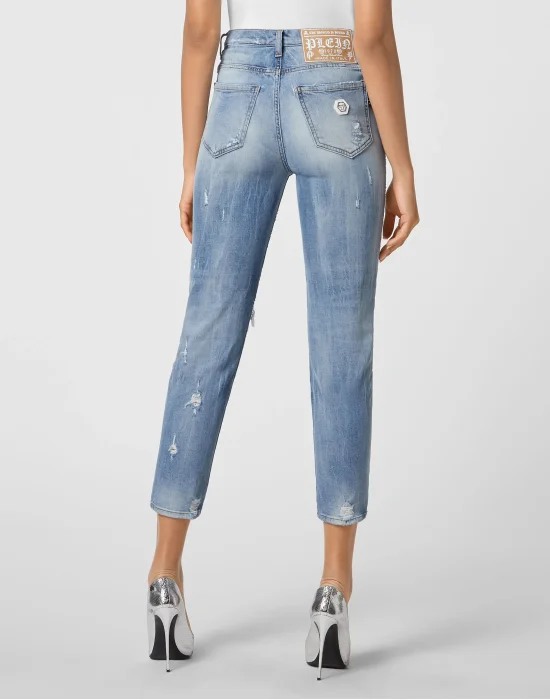 Denim Trousers Mom Fit