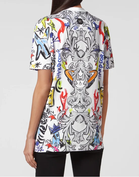 T-shirt Man Fit with Crystals