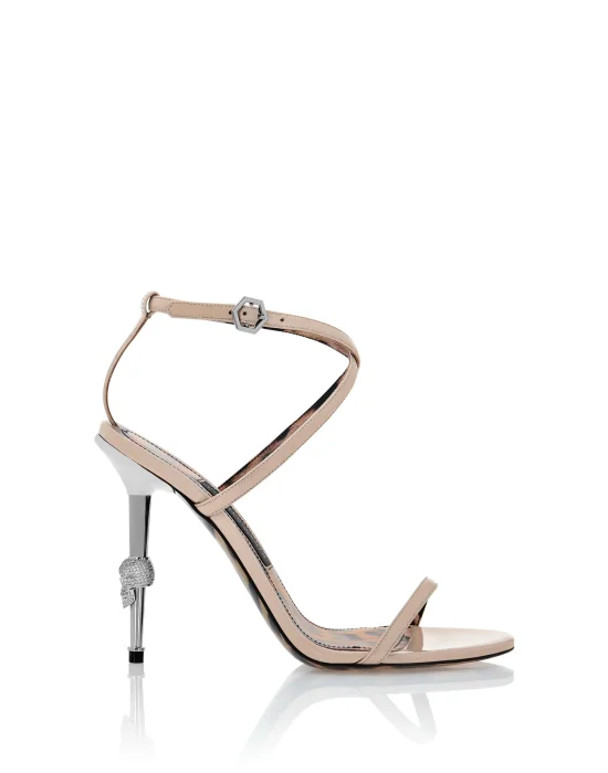 Skull Heel  Sandals