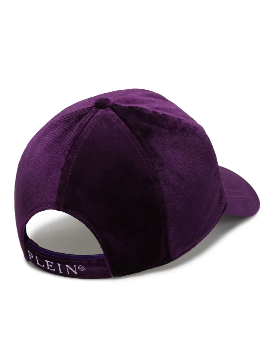 Velvet Baseball Cap Iconic Plein