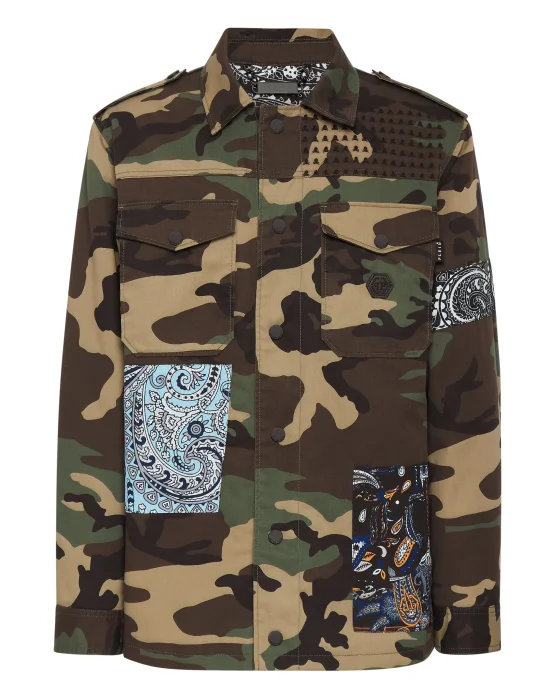 Denim Jacket Paisley Foulard