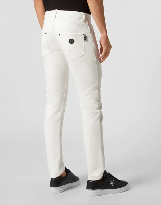 Denim Trousers Super Straight Cut Fit
