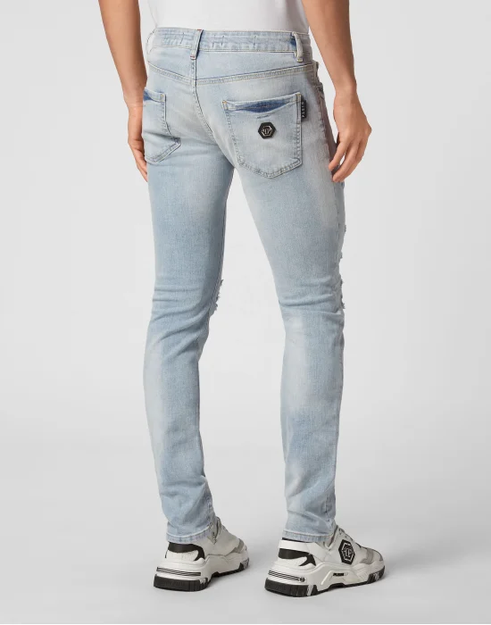 Denim Trousers Super Straight Cut Fit