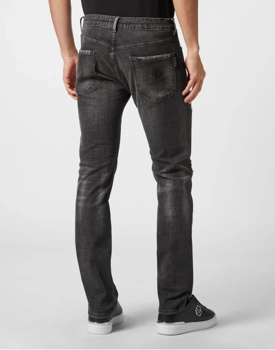 Denim Trousers Super Straight Cut Fit