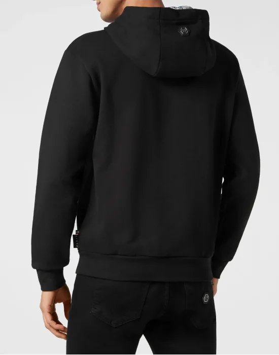 Hoodie Sweatshirt Paisley Skull