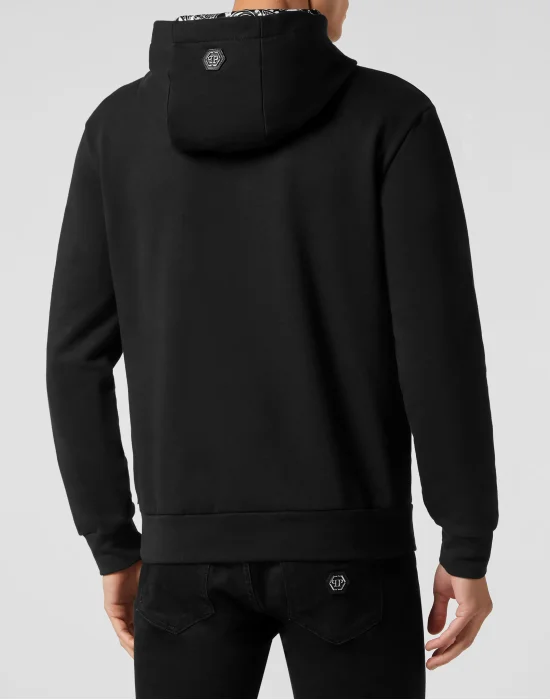 Hoodie Sweatshirt Paisley Teddy Bear