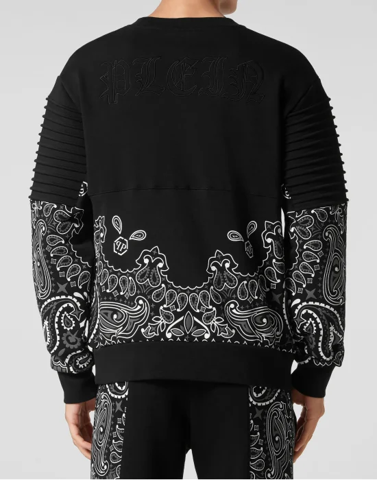 Sweatshirt LS Paisley Bandana