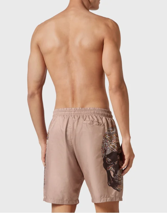Swimwear Boxer Paisley Skull