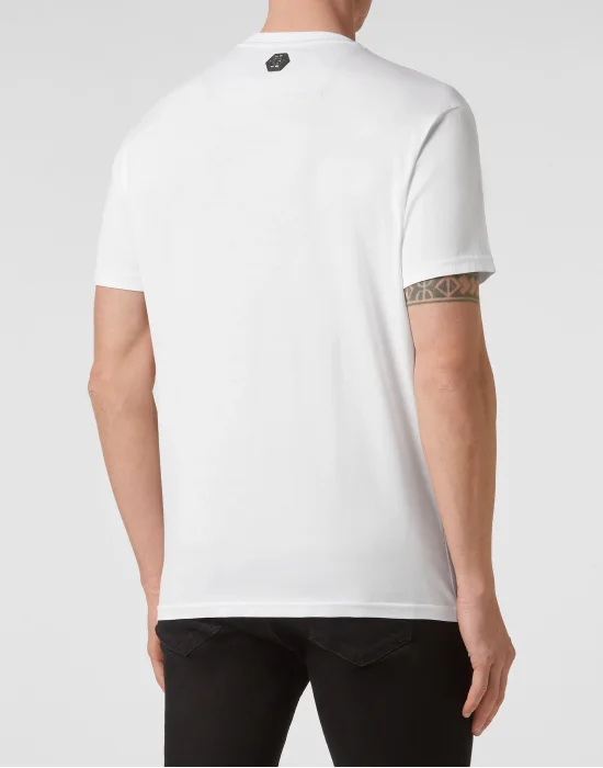 T-shirt Round Neck SS Paisley Strass