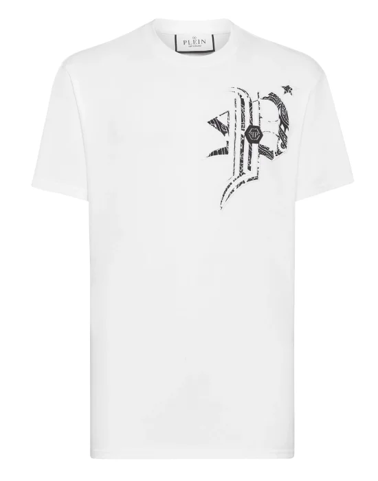 T-shirt Round Neck SS Paisley Gothic Plein