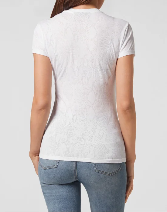 T-shirt Round Neck Sexy Pure Fit Signature