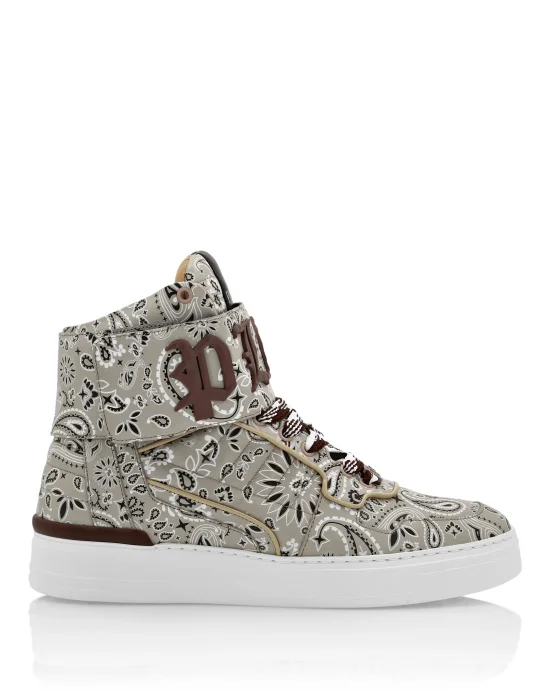 Hi-Top Sneakers Paisley