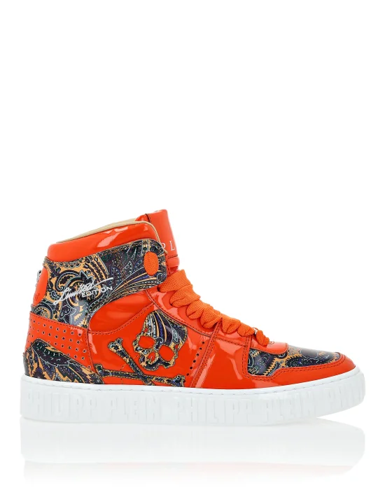 Hi-Top Sneakers Paisley