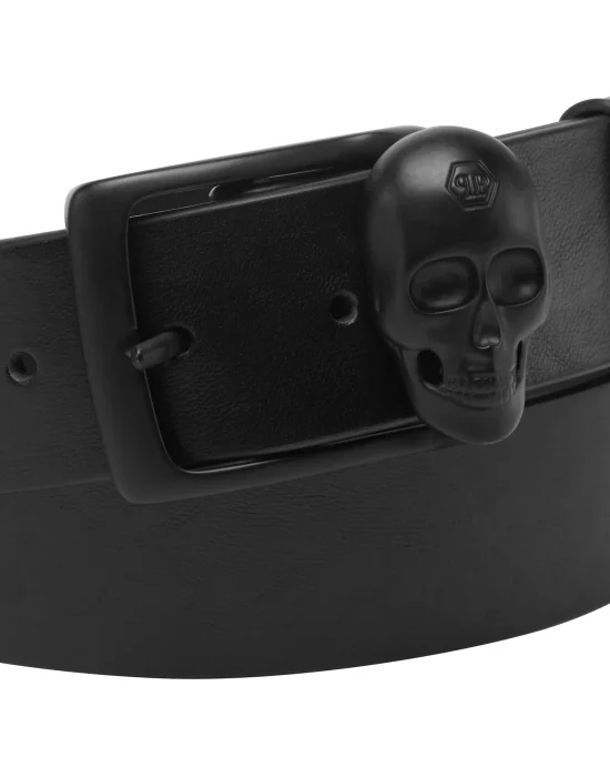 Leather Belt Skull