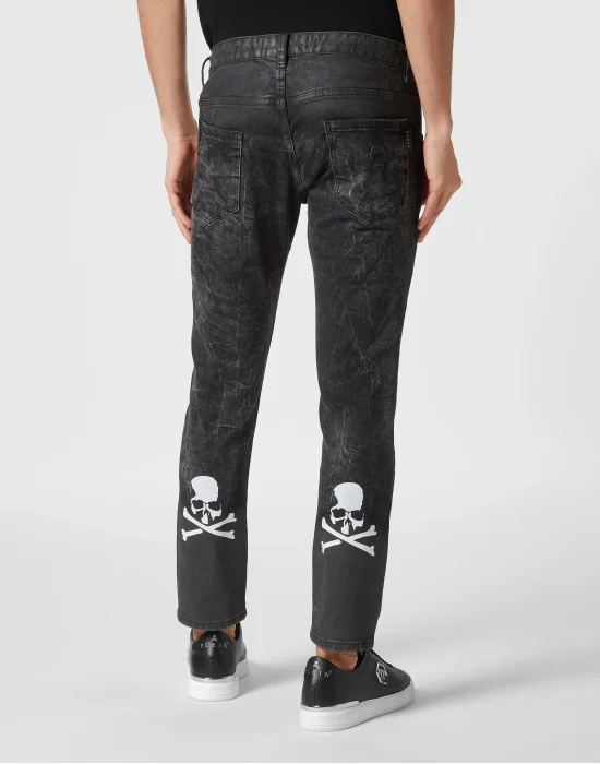 Skinny Trousers Skull