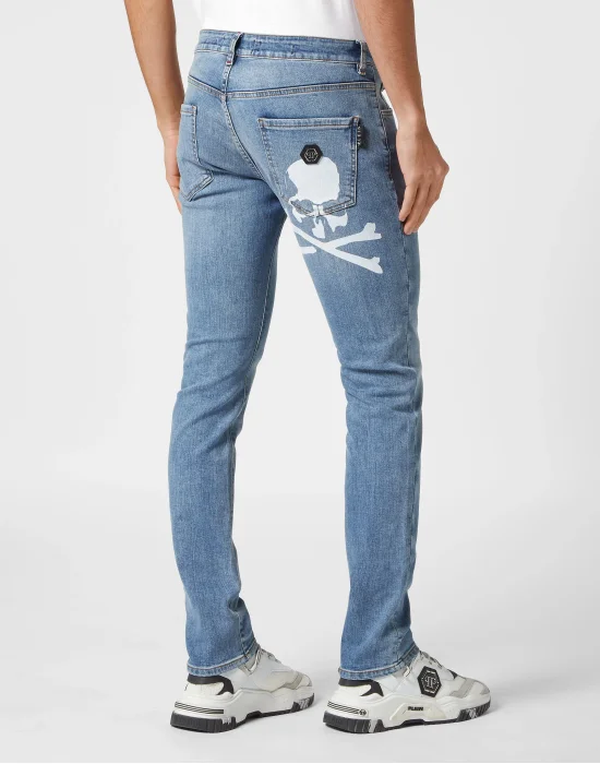 Super Straight Cut Trousers Skull