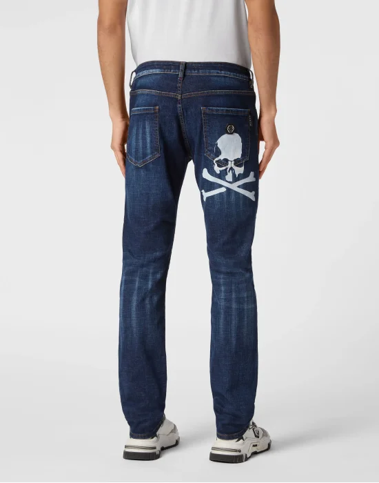 Super Straight Cut Trousers Skull