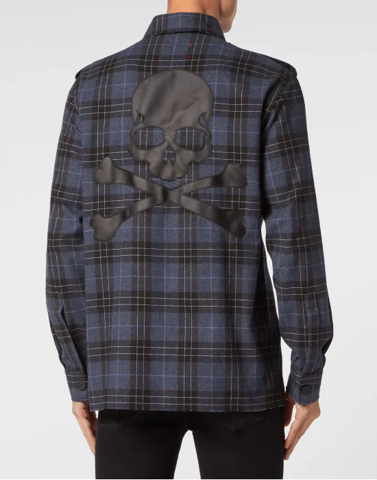 Shirt Oversize LS Skull & Bones