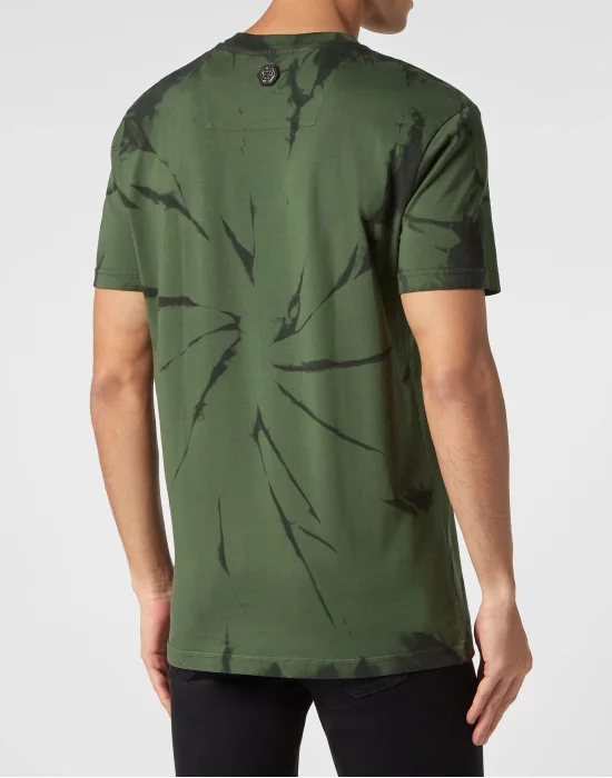 Tie-dye T-shirt Round Neck SS Tattoo