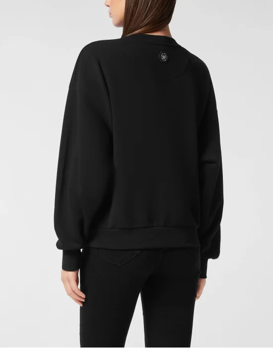 Cotton New Port Beach Fit Sweatshirt Teddy Crystal
