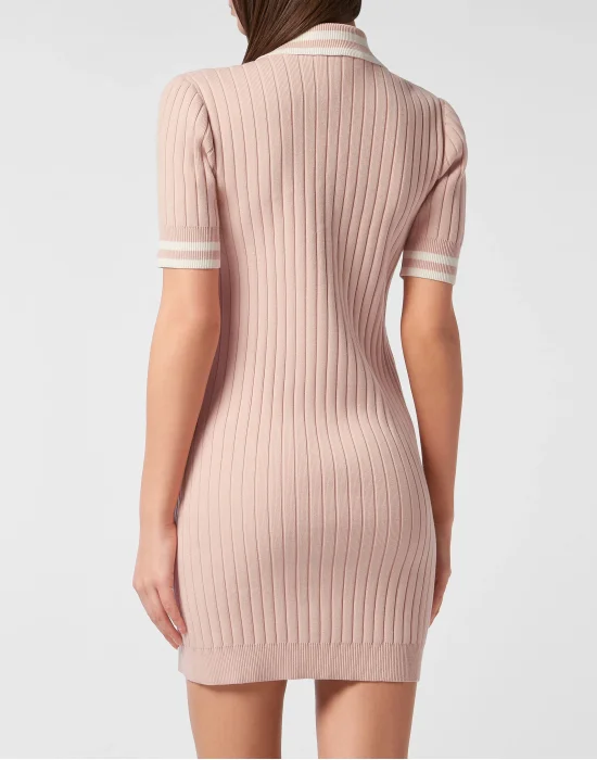 Knit Polo Dress