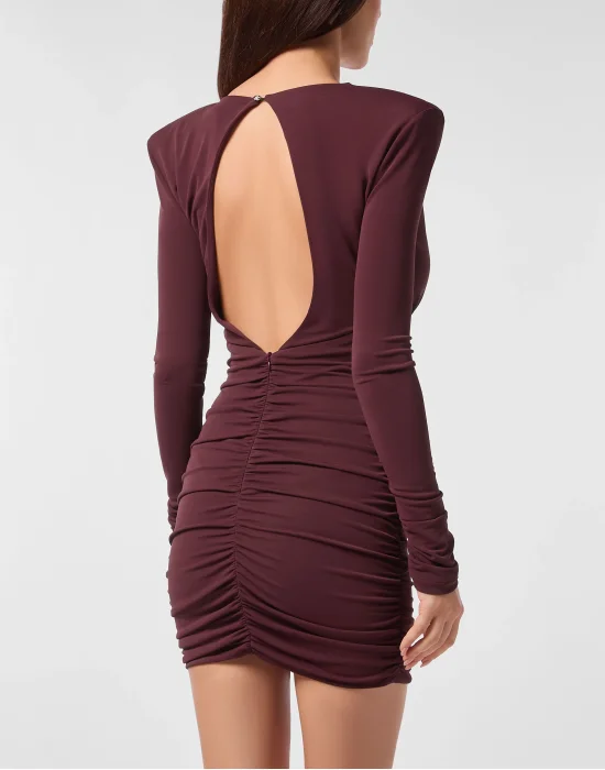 Long-Sleeved Mini Dress