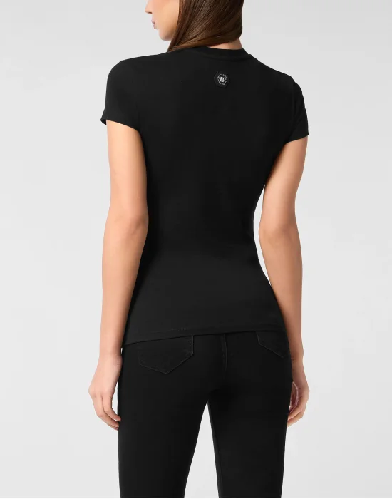 Cotton Sexy Pure Fit T-Shirt Teddy Crystal