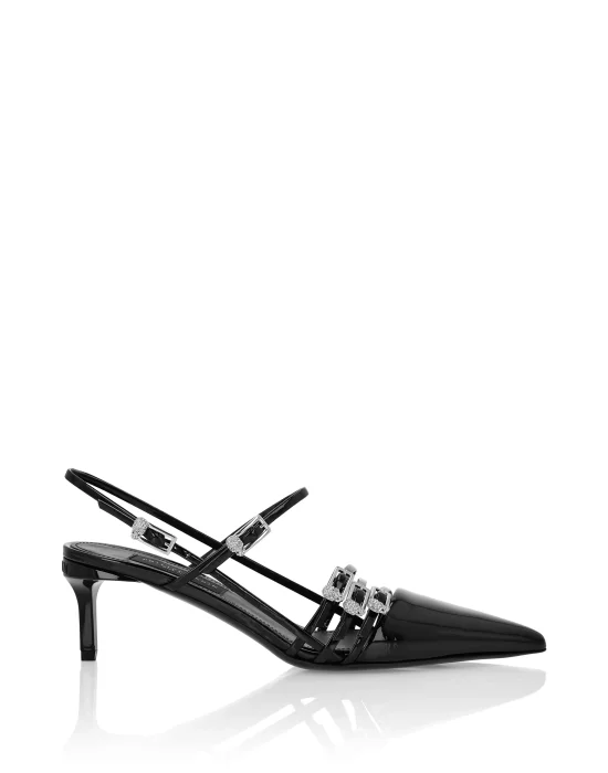 Multi-Strap Mid-Heel Slingbacks 5