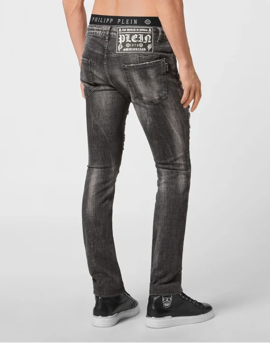 Denim Trousers Super Straight Cut Philipp Plein TM