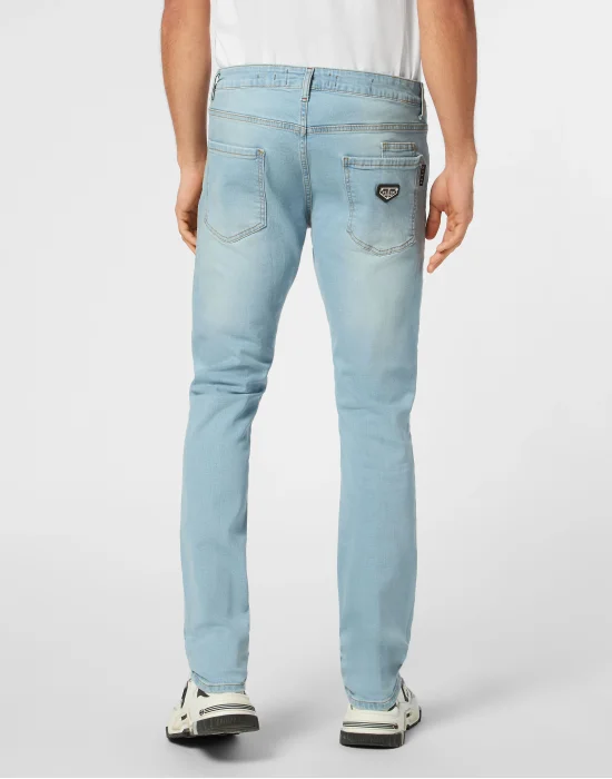 Denim Trousers Super Straight Cut Basic