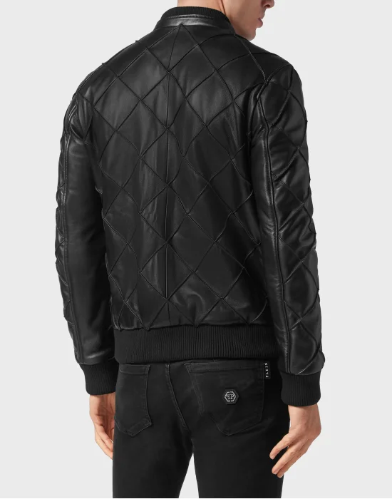 Leather Bomber Statement