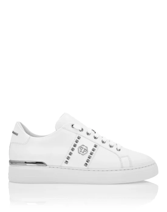 Leather Lo-Top Sneakers The Plein Original TM