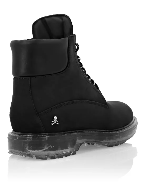 Nabuk Hiking Low Flat Boots The Hunter
