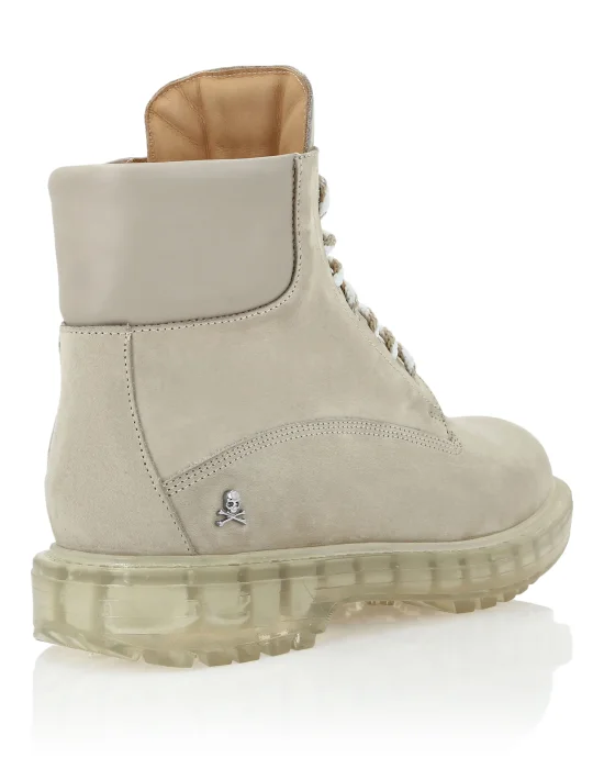 Nabuk Hiking Low Flat Boots The Hunter
