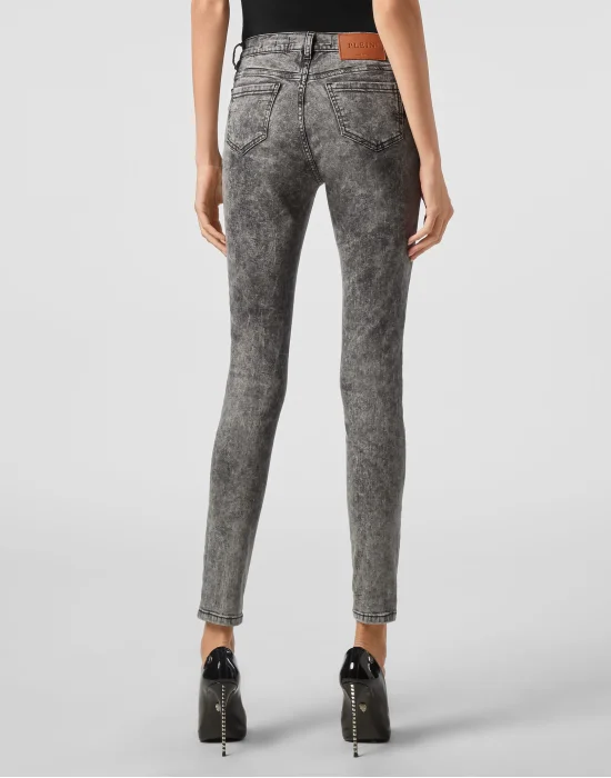 High Waist Jegging Pins Iconic Plein