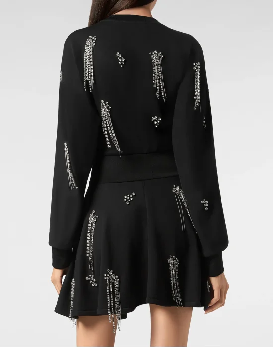 Jogging Dress Crystal Fringe