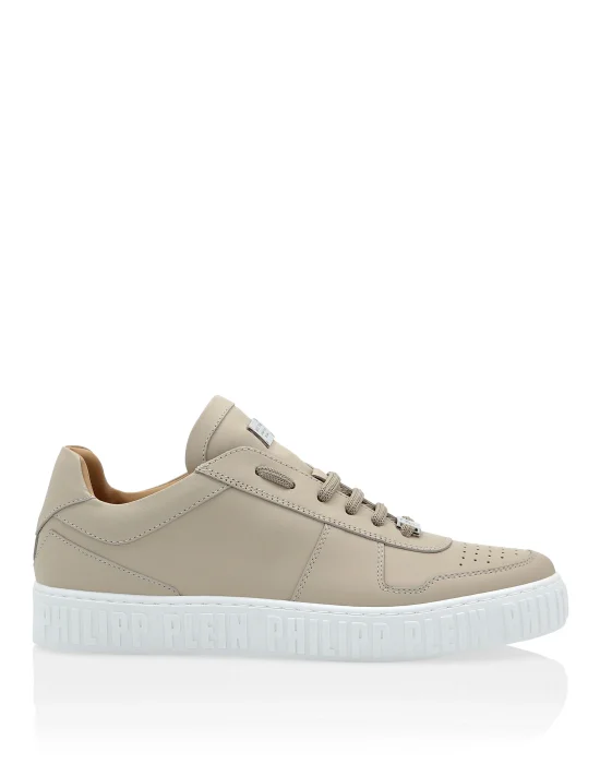 Leather Lo-Top Sneakers King Power
