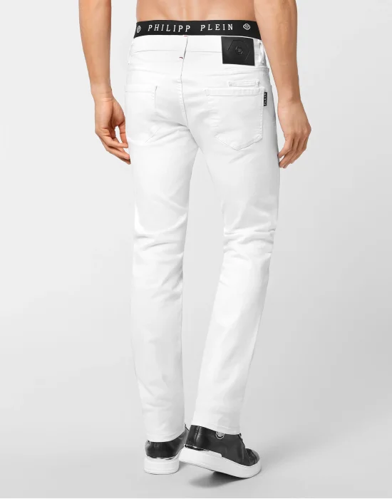 Denim Trousers Straight Cut