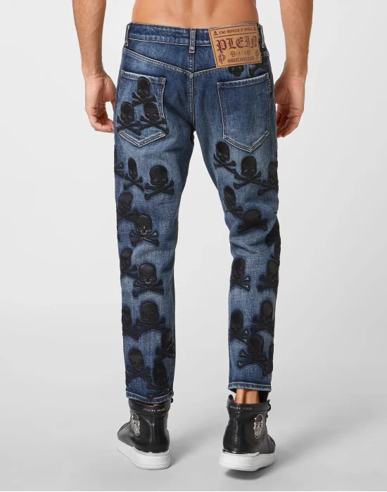 Denim Trousers Detroit Fit Skull